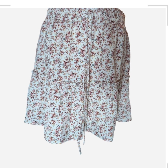 Pre-owned Paper Crane Cream and Brown Mini Skirt - Picture 4 of 6